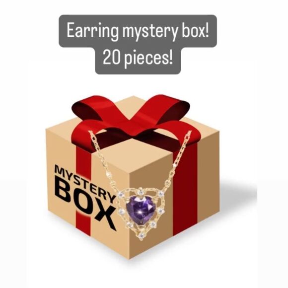 20 pc NEW Mystery box 20 pairs of brand new earrings